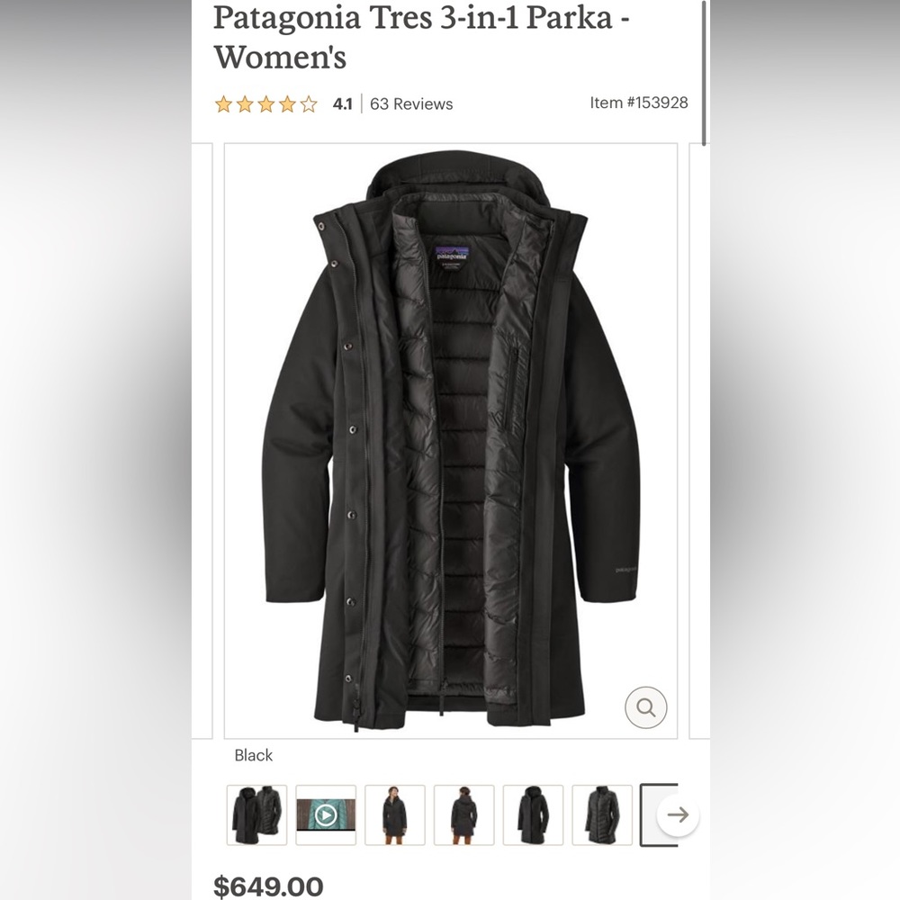 Patagonia Tres 3-in-1 Parka